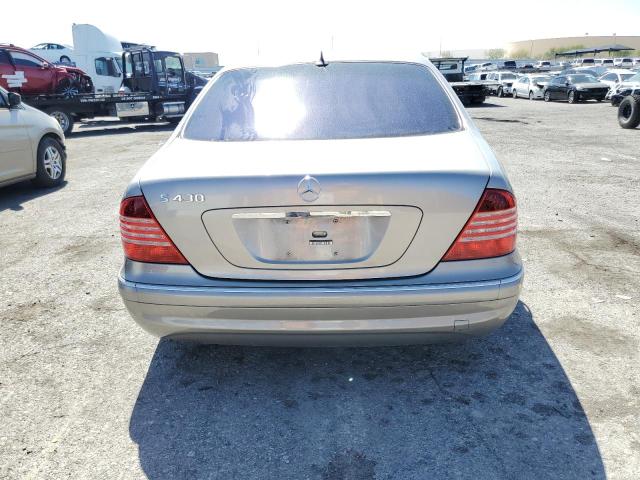 WDBNG70J06A480576 - 2006 MERCEDES-BENZ S 430 SILVER photo 6