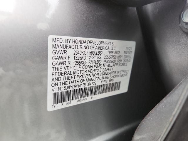 5J8YD9H41RL004722 - 2024 ACURA MDX TECHNOLOGY Gümüş foto 13