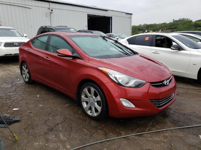 KMHDH4AE2DU773669 - 2013 HYUNDAI ELANTRA GLS RED photo 4