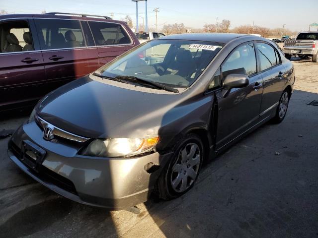 1HGFA16598L090230 - 2008 HONDA CIVIC SI LX GRAY photo 1