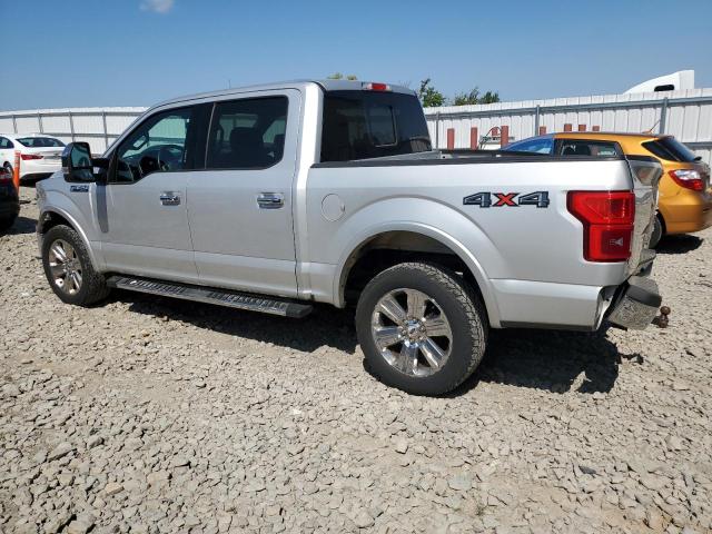 1FTEW1EG0JKC09664 - 2018 FORD F150 SUPERCREW SILVER photo 2