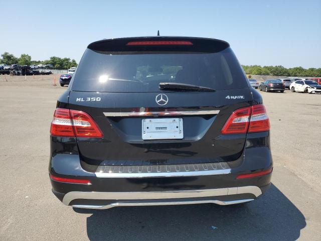 4JGDA5HBXCA015813 - 2012 MERCEDES-BENZ ML 350 4MATIC BLACK photo 6
