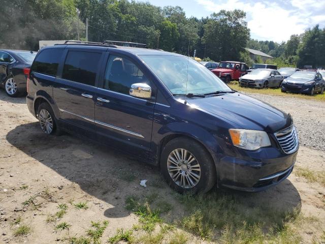 2C4RC1CG7ER200125 - 2014 CHRYSLER TOWN & COU TOURING L BLUE photo 4