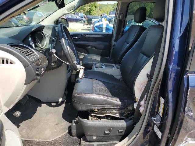 2C4RC1CG7ER200125 - 2014 CHRYSLER TOWN & COU TOURING L BLUE photo 7