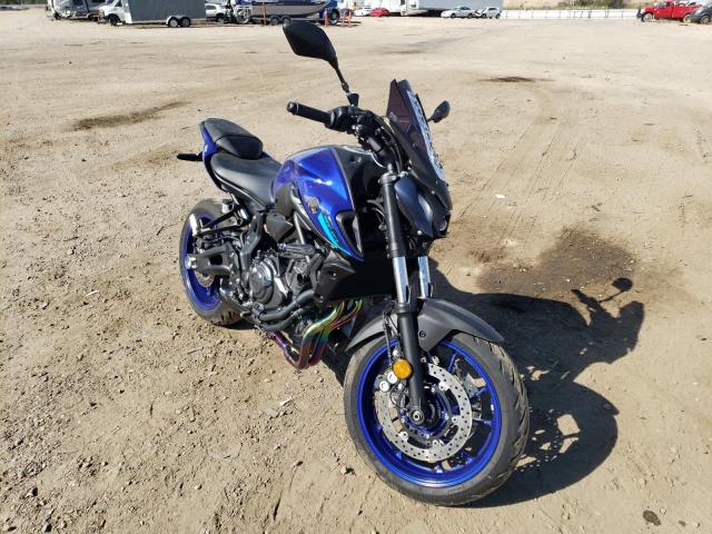 JYARM32E2NA004893 - 2022 YAMAHA MT07 BLUE photo 1