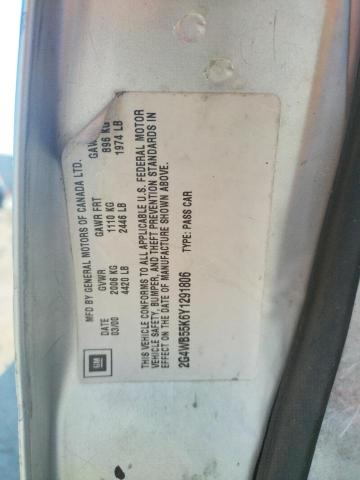 2G4WB55K6Y1291806 - 2000 BUICK REGAL LS 灰色 照片 12