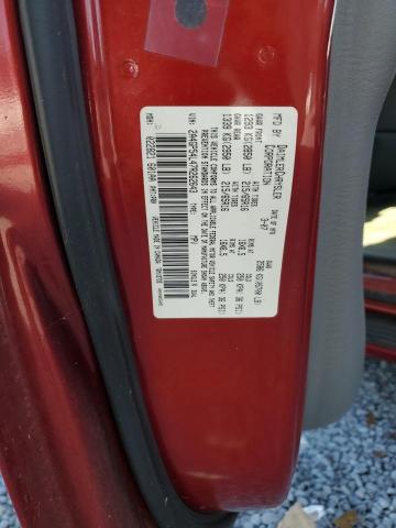 2A4GP54L47R262643 - 2007 CHRYSLER TOWN & COU TOURING BURGUNDY photo 13