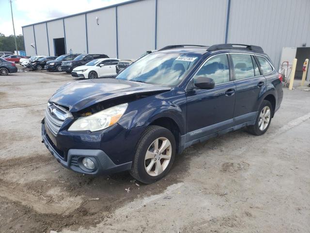 4S4BRBAC8E3278990 - 2014 SUBARU OUTBACK 2.5I BLUE photo 1