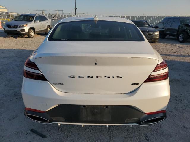 KMTG54TE5NU094814 - 2022 GENESIS G70 BASE WHITE photo 6