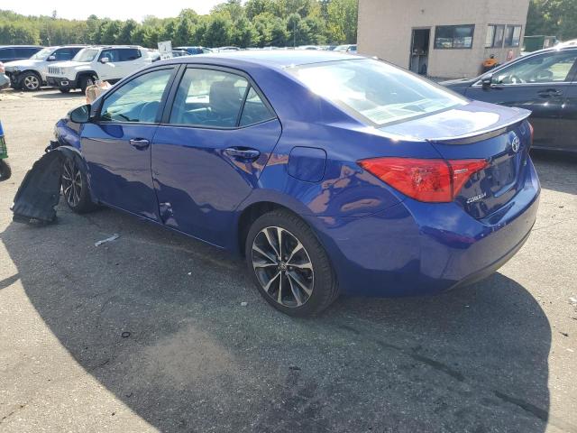 2T1BURHE0KC158803 - 2019 TOYOTA COROLLA L BLUE photo 2
