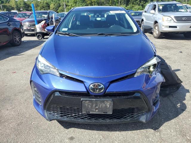 2T1BURHE0KC158803 - 2019 TOYOTA COROLLA L BLUE photo 5