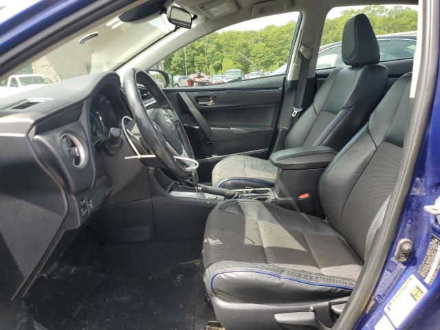 2T1BURHE0KC158803 - 2019 TOYOTA COROLLA L BLUE photo 7