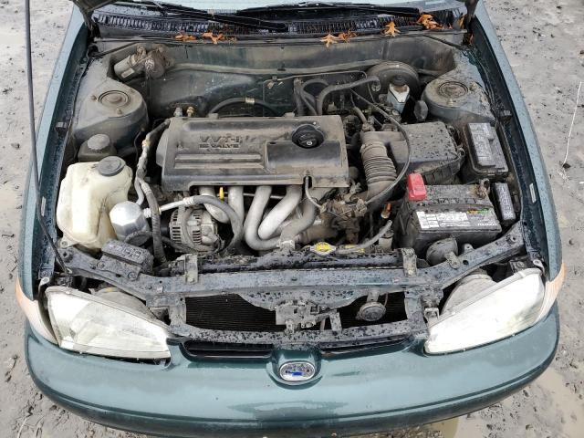 1Y1SK52872Z411893 - 2002 CHEVROLET GEO PRIZM BASE GREEN photo 11