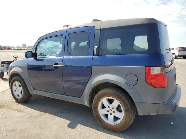 5J6YH285X3L018252 - 2003 HONDA ELEMENT EX BLUE photo 2