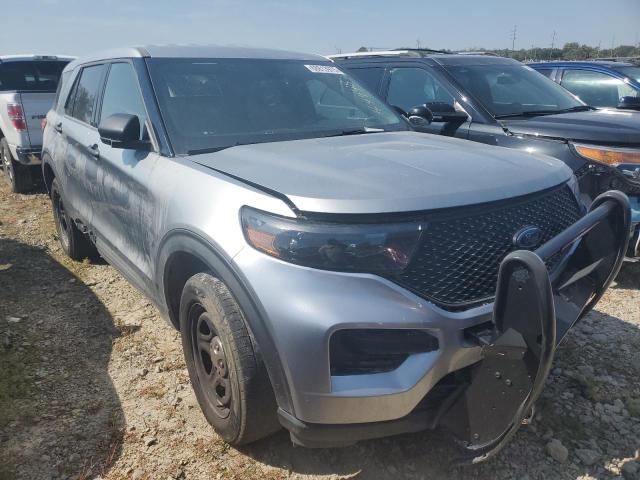 1FM5K8AB0MGA64448 - 2021 FORD EXPLORER POLICE INTERCEPTOR Plata foto 4