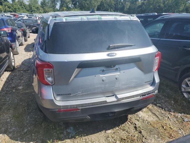 1FM5K8AB0MGA64448 - 2021 FORD EXPLORER POLICE INTERCEPTOR Plata foto 6