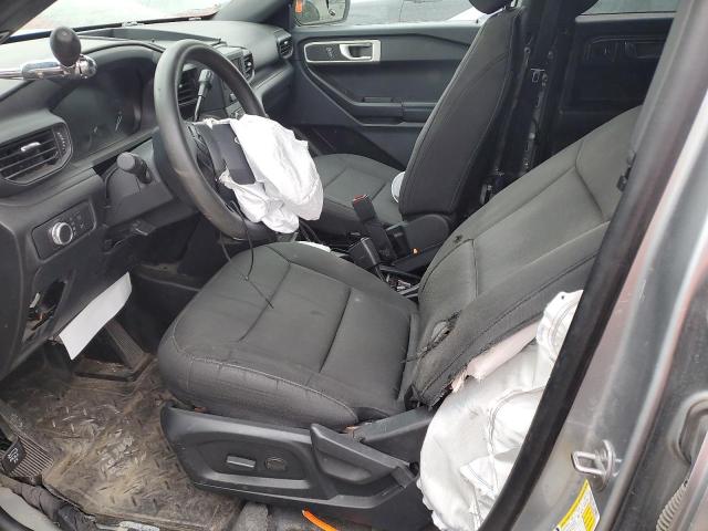 1FM5K8AB0MGA64448 - 2021 FORD EXPLORER POLICE INTERCEPTOR Plata foto 7