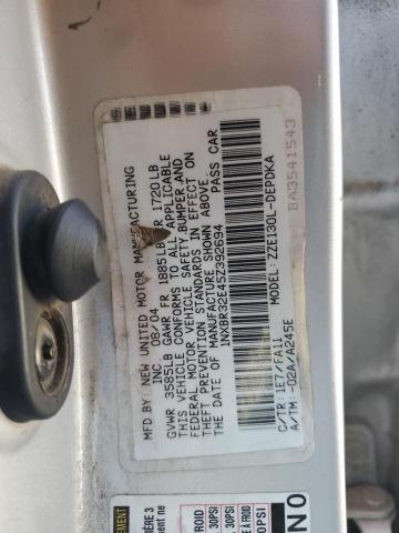 1NXBR32E45Z392694 - 2005 TOYOTA COROLLA CE SILVER photo 12