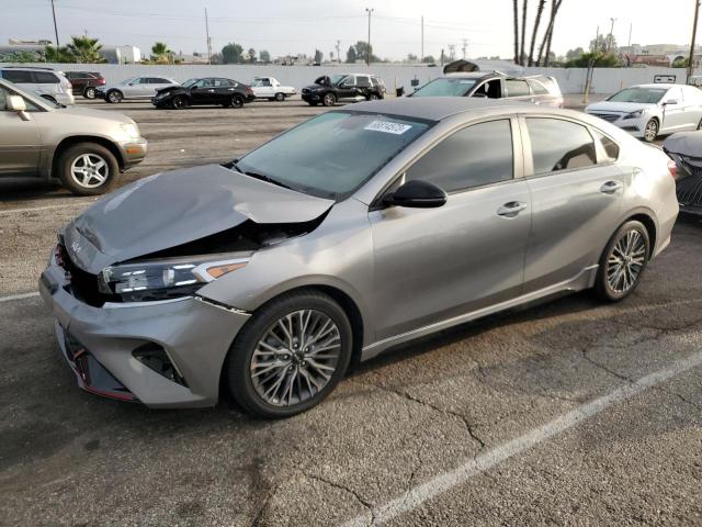 3KPF54AD9NE433173 - 2022 KIA FORTE GT LINE GRAY photo 1