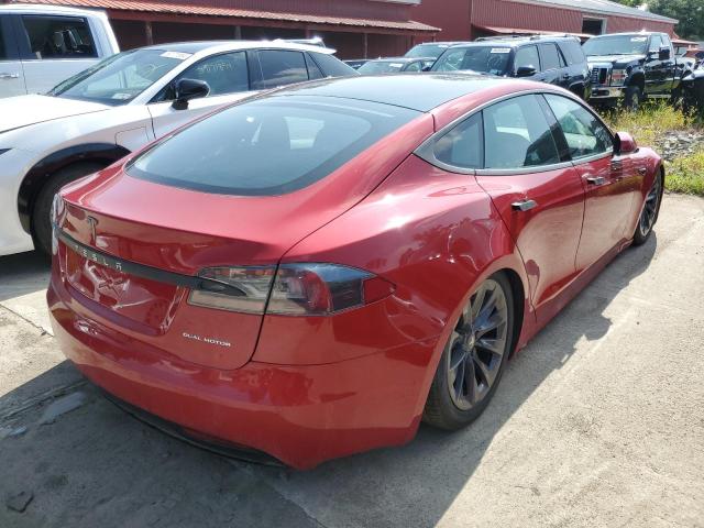 5YJSA1E23KF311772 - 2019 TESLA MODEL S Կարմիր լուսանկար 3