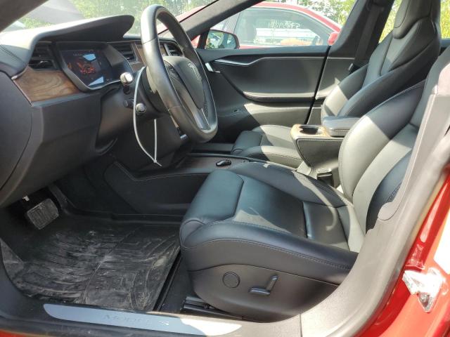5YJSA1E23KF311772 - 2019 TESLA MODEL S Կարմիր լուսանկար 7
