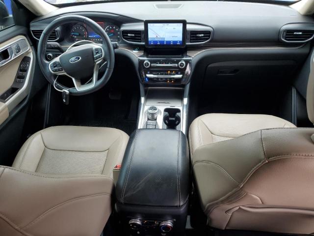 1FMSK8FH0MGB43876 - 2021 FORD EXPLORER LIMITED BLUE photo 8