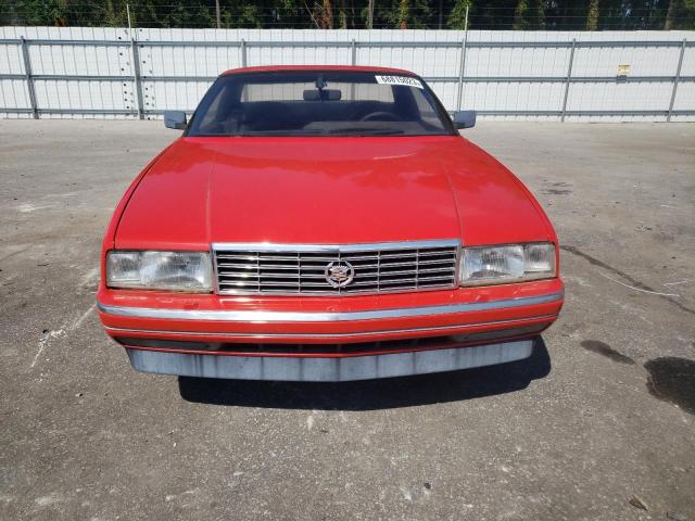 1G6VS3383MU125272 - 1991 CADILLAC ALLANTE RED photo 5