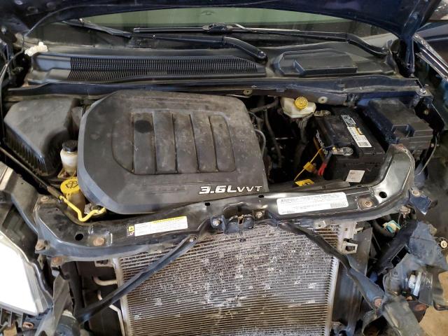 2C4RC1CG4CR393301 - 2012 CHRYSLER TOWN & COU TOURING L BLUE photo 12