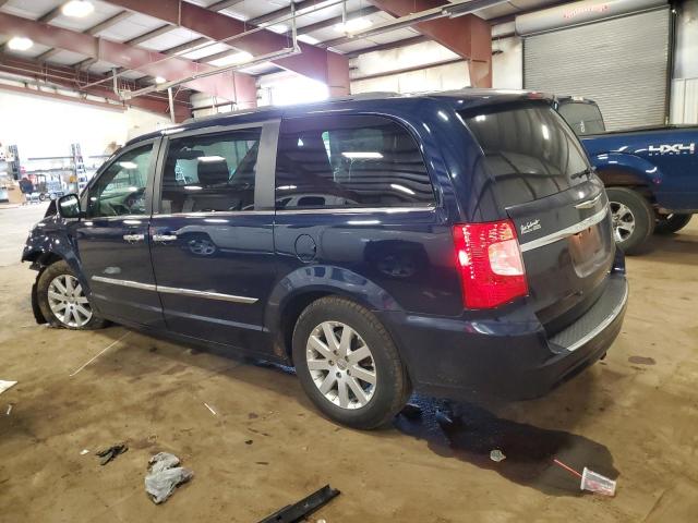 2C4RC1CG4CR393301 - 2012 CHRYSLER TOWN & COU TOURING L BLUE photo 2