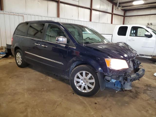 2C4RC1CG4CR393301 - 2012 CHRYSLER TOWN & COU TOURING L BLUE photo 4