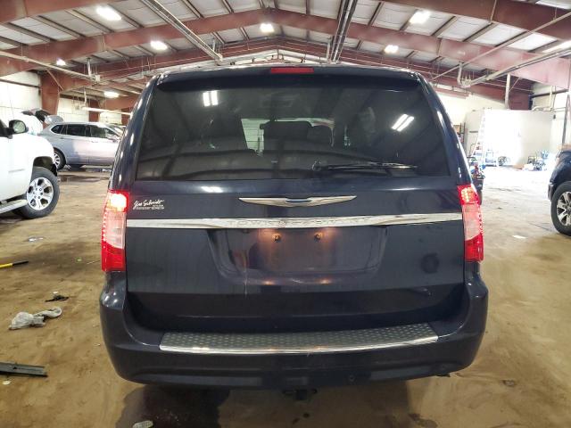 2C4RC1CG4CR393301 - 2012 CHRYSLER TOWN & COU TOURING L BLUE photo 6