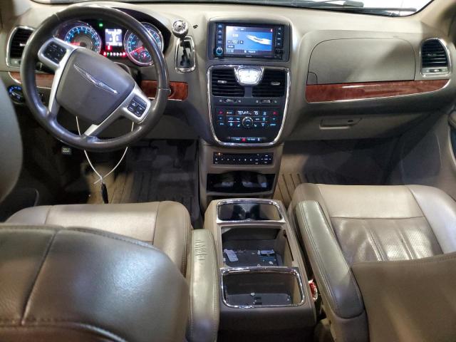 2C4RC1CG4CR393301 - 2012 CHRYSLER TOWN & COU TOURING L BLUE photo 8