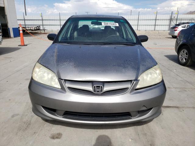 2HGES16385H620784 - 2005 HONDA CIVIC DX VP 银色 照片 5