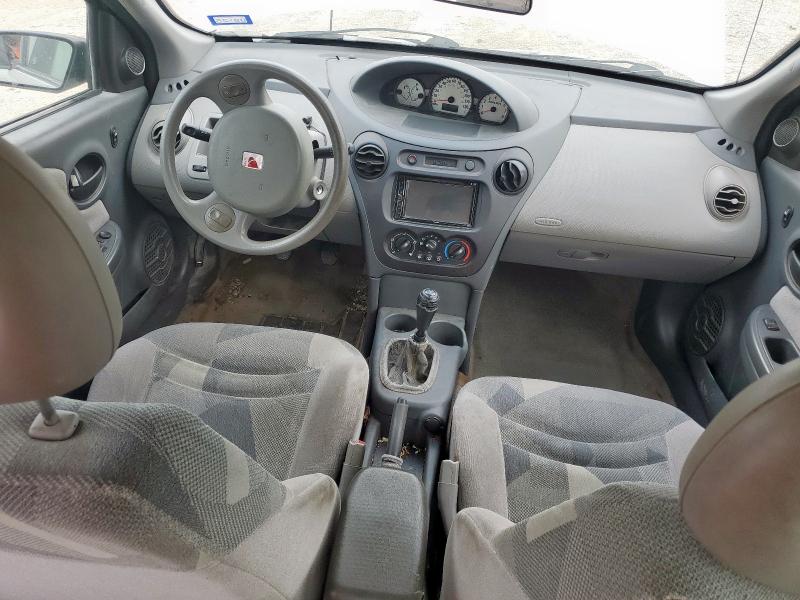 1G8AK52F33Z129146 - 2003 SATURN ION LEVEL 3 WHITE photo 8