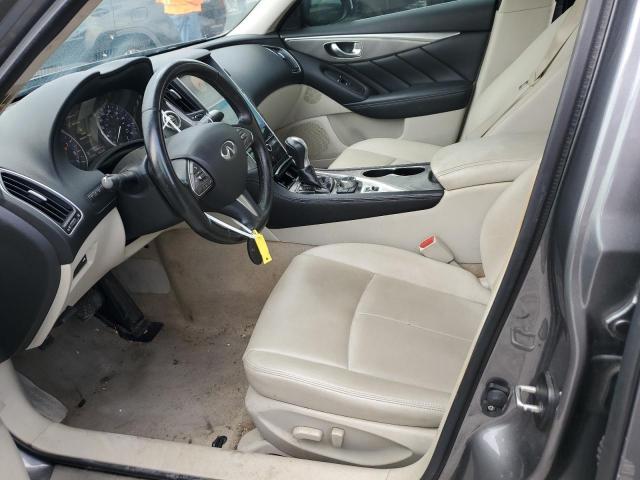 JN1BV7AP3FM344151 - 2015 INFINITI Q50 BASE GRAY photo 7