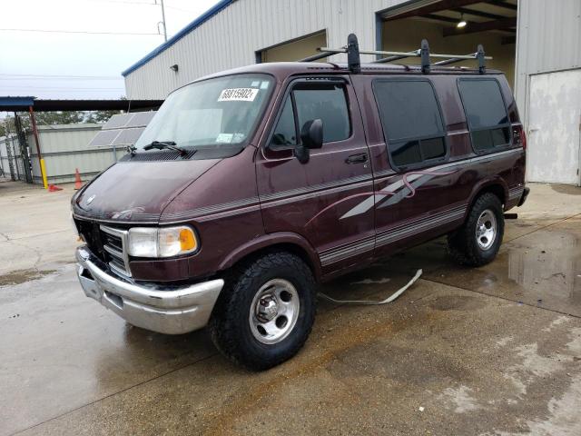 2B6HB21X6TK179138 - 1996 DODGE RAM VAN B2500 BURGUNDY photo 1