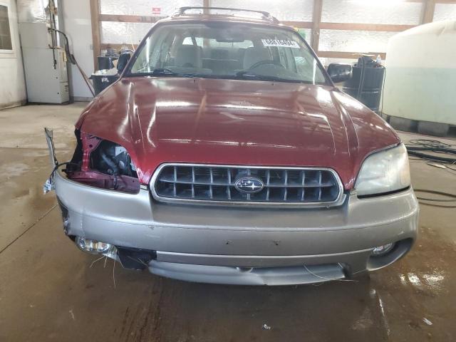 4S3BH675047636906 - 2004 SUBARU LEGACY OUTBACK AWP 栗色 照片 5