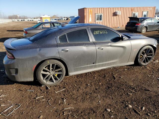 2C3CDXGJ3KH753775 - 2019 DODGE CHARGER SCAT PACK GRAY photo 3