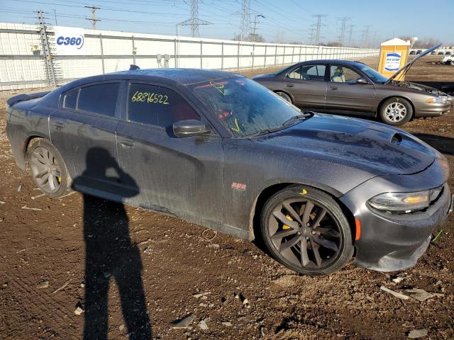 2C3CDXGJ3KH753775 - 2019 DODGE CHARGER SCAT PACK GRAY photo 4