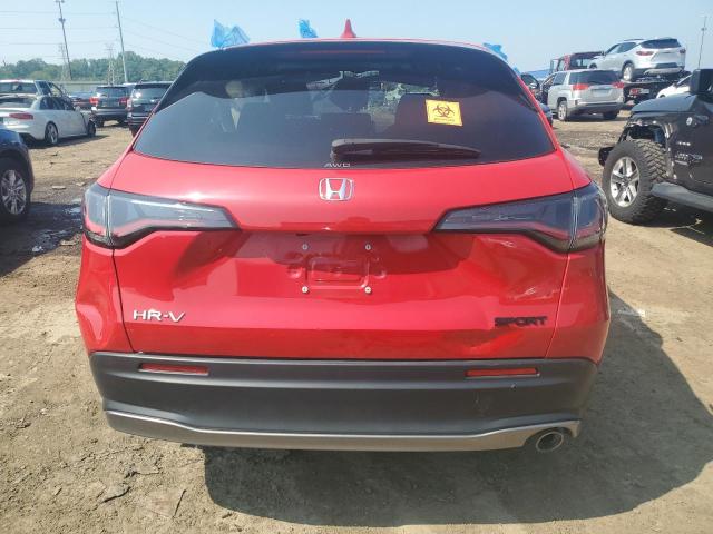 3CZRZ2H54SM720033 - 2025 HONDA HR-V SPORT RED photo 6