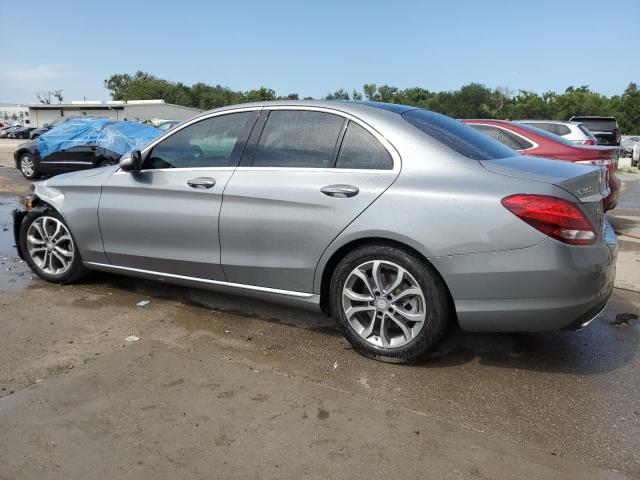 55SWF4JB4FU078547 - 2015 MERCEDES-BENZ C 300 GRAY photo 2