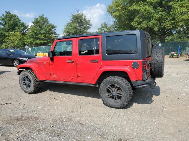 1C4BJWEG0HL612305 - 2017 JEEP WRANGLER U SAHARA RED photo 2