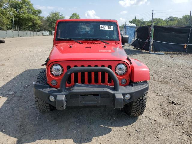 1C4BJWEG0HL612305 - 2017 JEEP WRANGLER U SAHARA RED photo 5