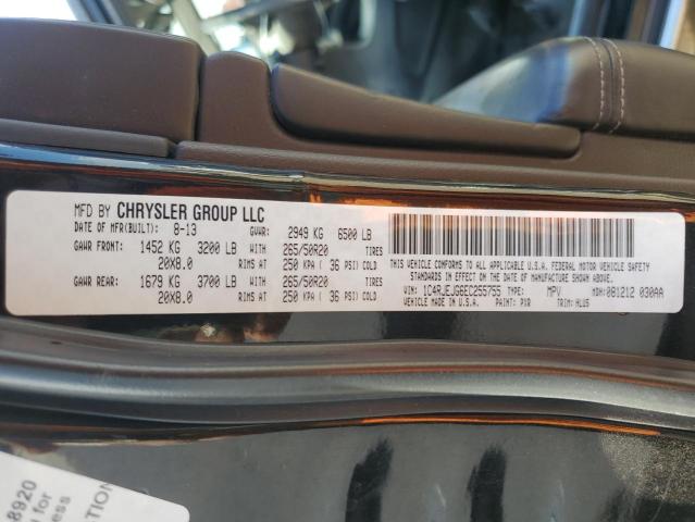 1C4RJEJG6EC255755 - 2014 JEEP GRAND CHER SUMMIT Qara foto 12