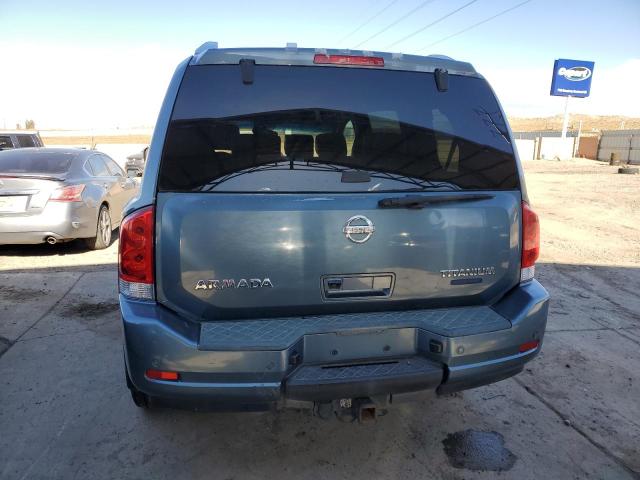 5N1BA0ND1AN613455 - 2010 NISSAN ARMADA SE BLUE photo 6