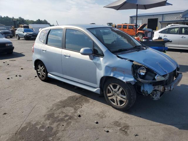 JHMGD38628S046456 - 2008 HONDA FIT SPORT BLUE photo 4