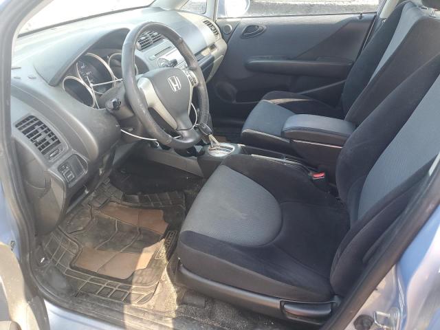 JHMGD38628S046456 - 2008 HONDA FIT SPORT BLUE photo 7