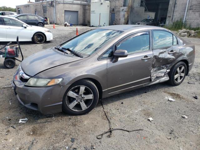 2HGFA16689H528498 - 2009 HONDA CIVIC LX-S رمادي صورة 1