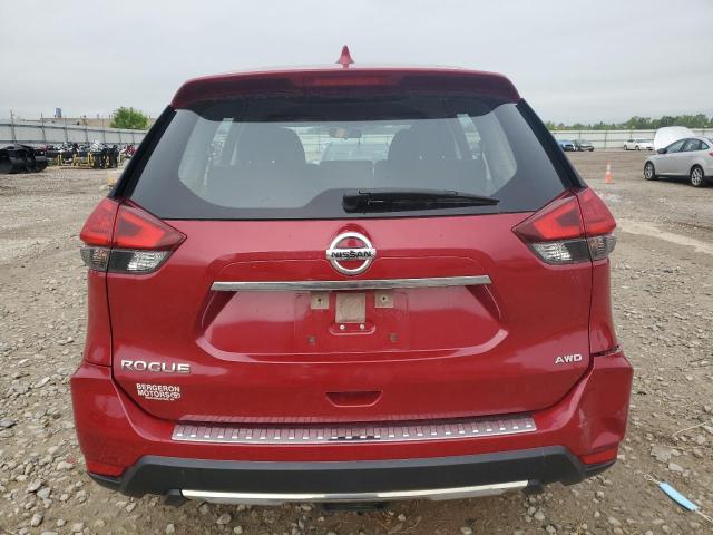 JN8AT2MV0HW268802 - 2017 NISSAN ROGUE S RED photo 6