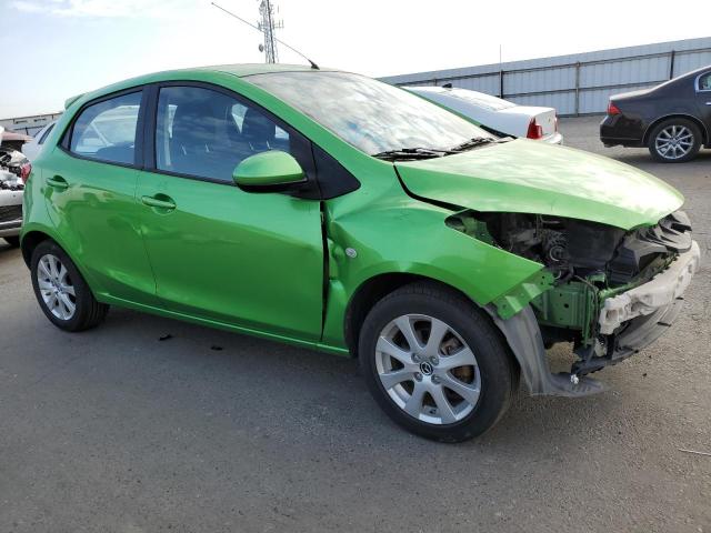 JM1DE1LY8D0158182 - 2013 MAZDA MAZDA2 GREEN photo 4